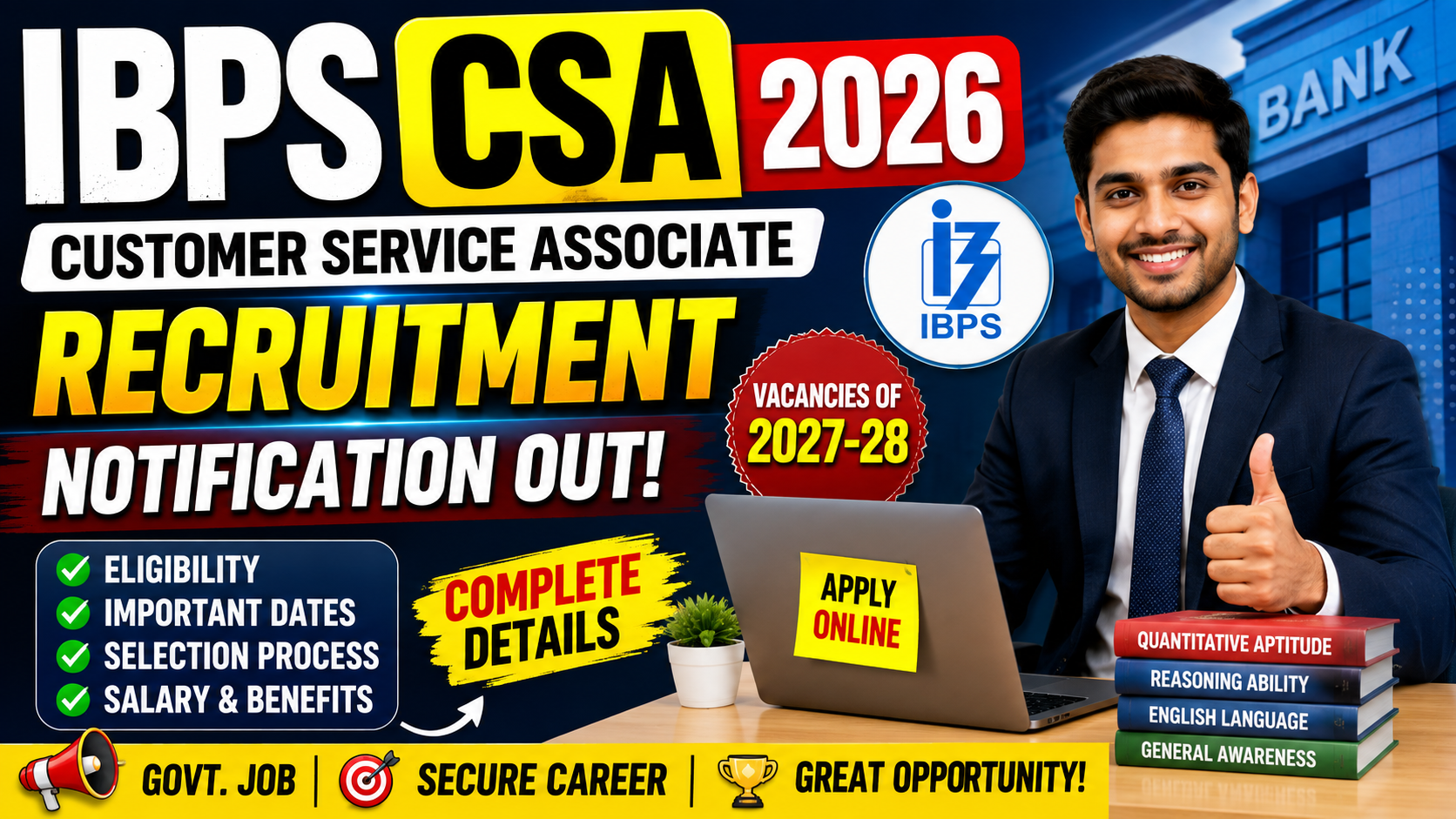 IBPS CSA Recruitment 2026